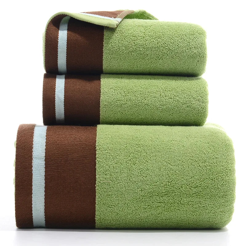 Badhanddoekenset met Pluche Textuur voor Badkamer 0