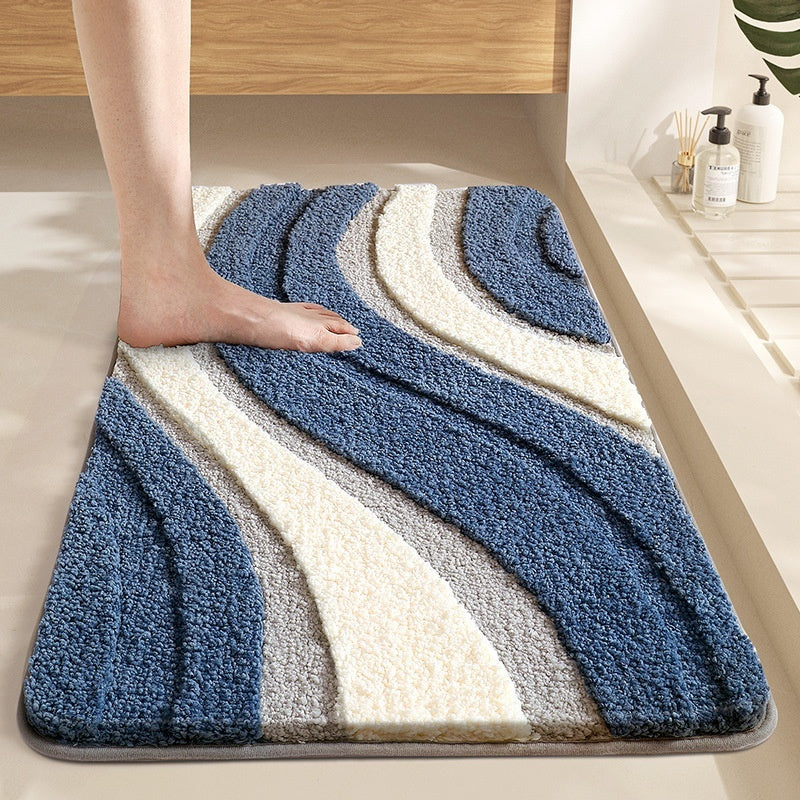 Badmat Golfpatroon Antislip voor Badkamer 1
