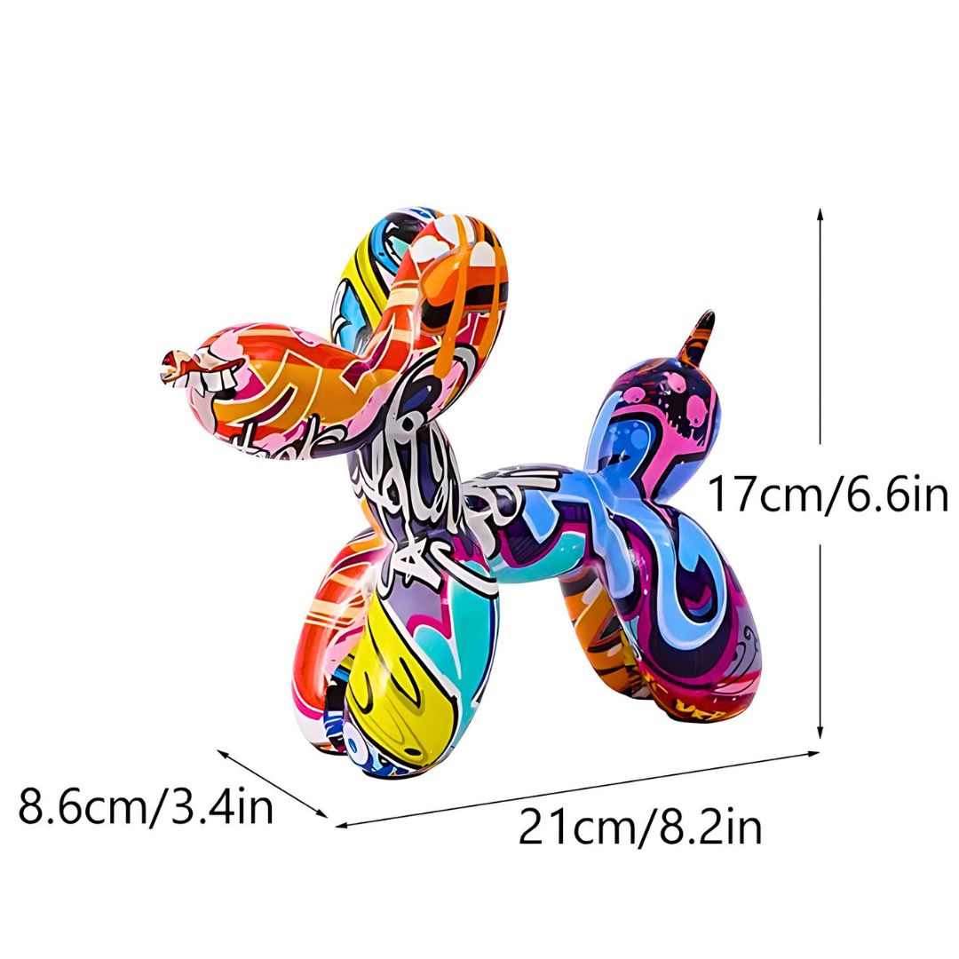 Balloon Dog Sculptuur Urban Stijl Kunststof Decoratief Kunstwerk 1