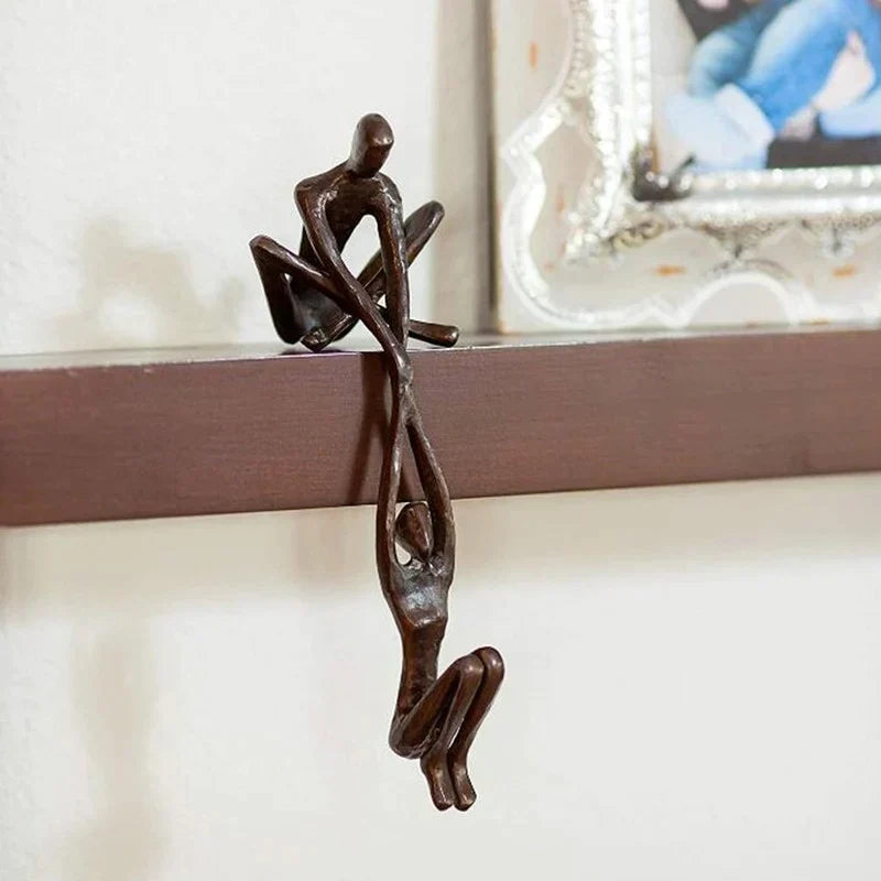 Beeldje Liefde en Kracht Sculptuur Kunsthars Interieurdecoratie 3
