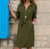 Variant image for Dames Jurk Elegante Stijl Voorjaar Hoogwaardige Stof-11