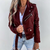 Variant image for Dames Jas Slanke Snit Luxe Leer-8