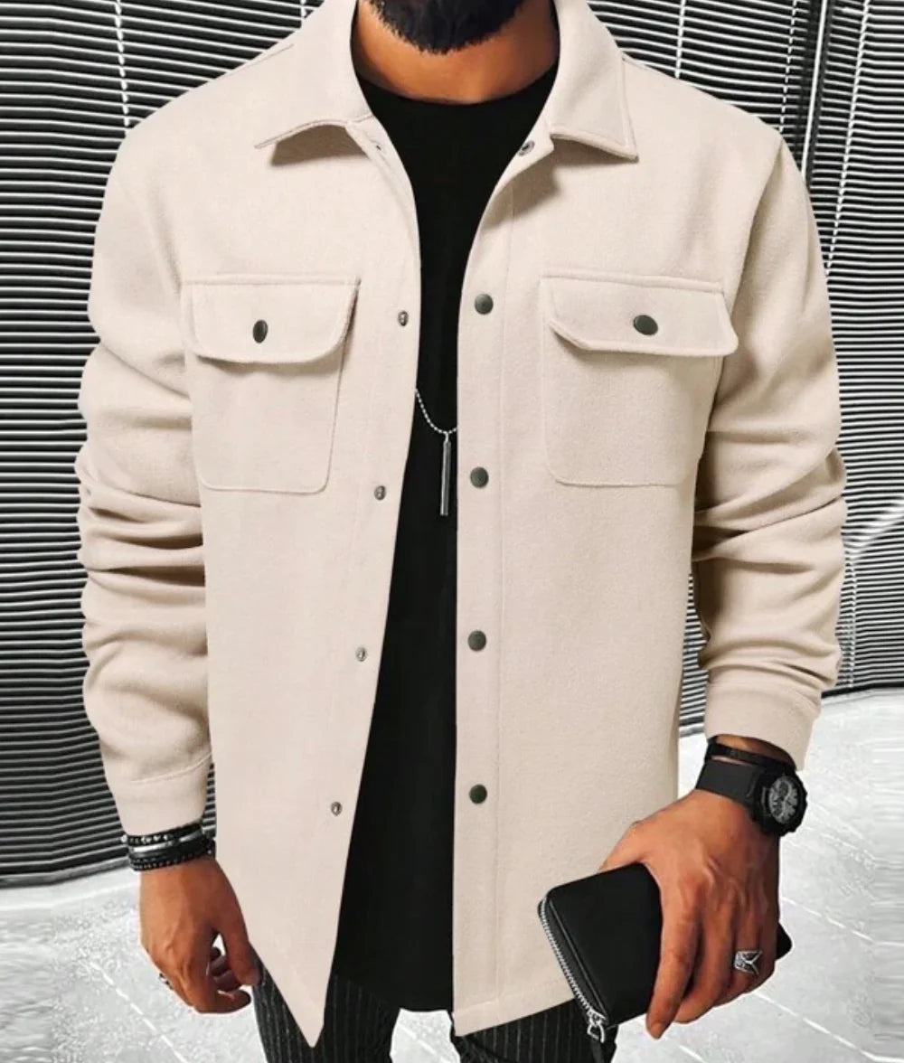 Variant image for Heren Shirt Casual Warm Katoen Moderne Snit-49