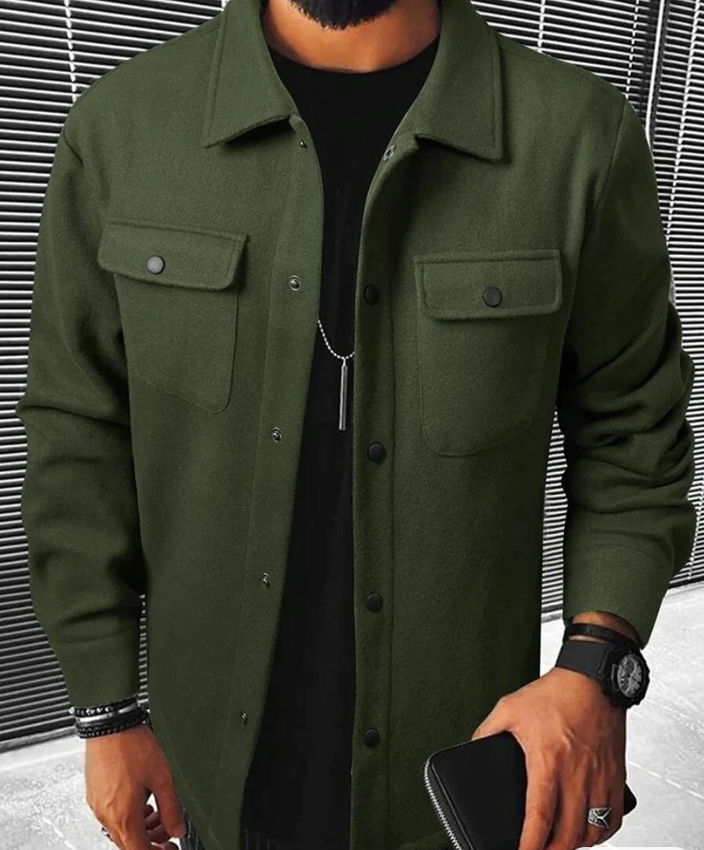 Variant image for Heren Shirt Casual Warm Katoen Moderne Snit-24