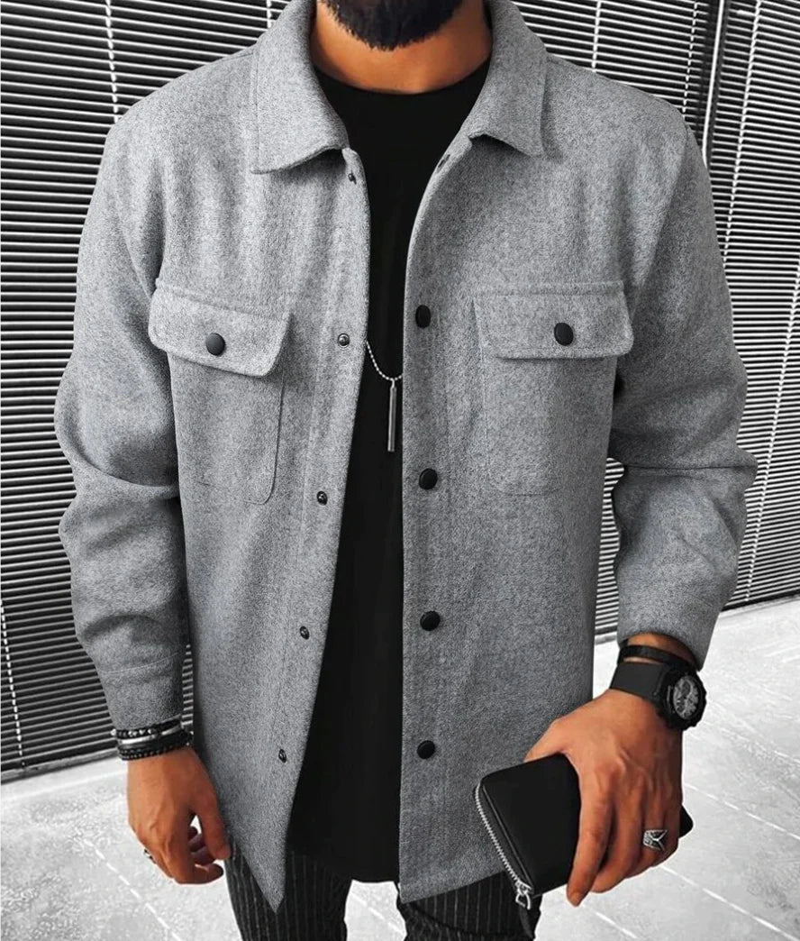 Variant image for Heren Shirt Casual Warm Katoen Moderne Snit-30