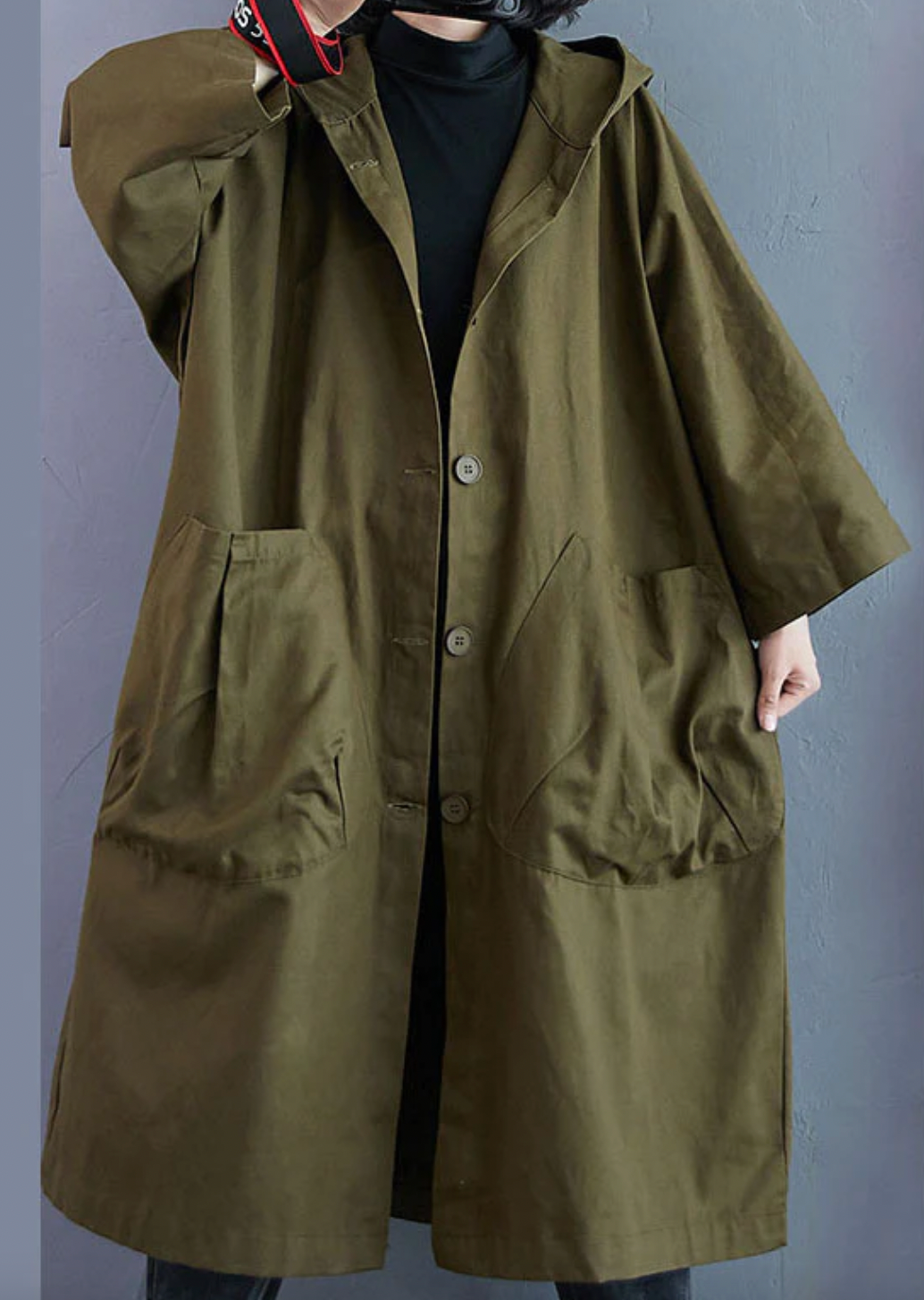 Dames Lange Winterjas Stijlvol Warm Hoogwaardig Materiaal-2