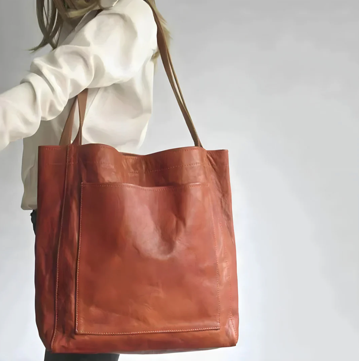 Dames Handtas Handgemaakt Hoogwaardig Leer Stijlvol-2