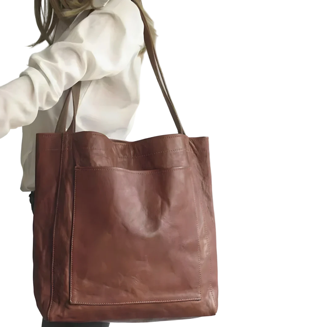 Dames Handtas Handgemaakt Hoogwaardig Leer Stijlvol-5