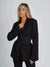 Variant image for Dames Blazer Wit Geknoopt Katoen Stijlvol-7