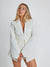 Variant image for Dames Blazer Wit Geknoopt Katoen Stijlvol-10