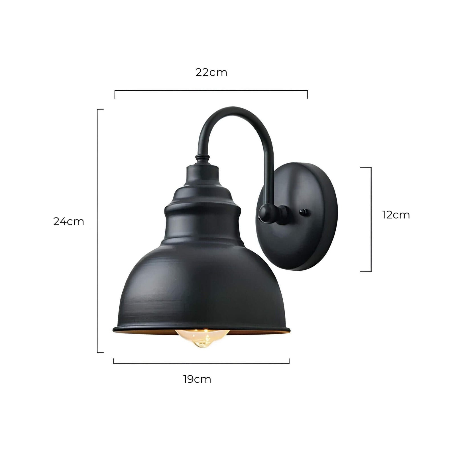 Buiten Wandlamp Vintage Stijl 5