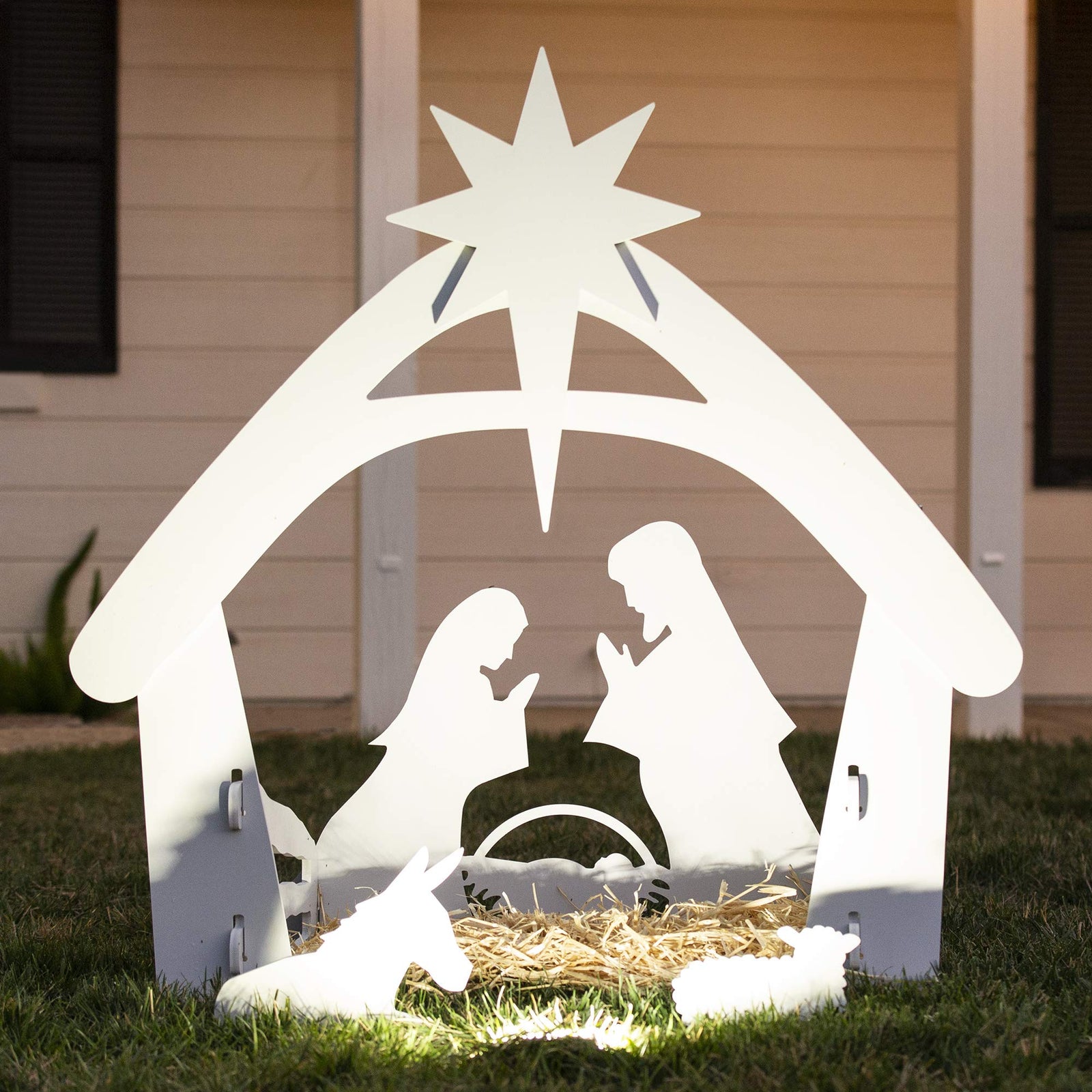 Buitendisplay Kerststal Traditioneel 0