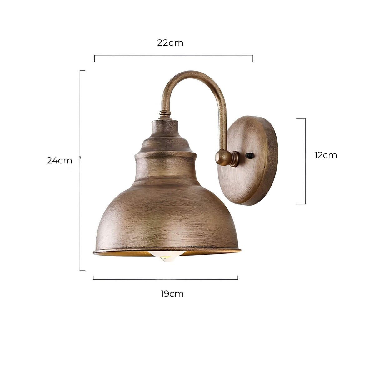 Buitenwandlamp Vintage Stijl 6