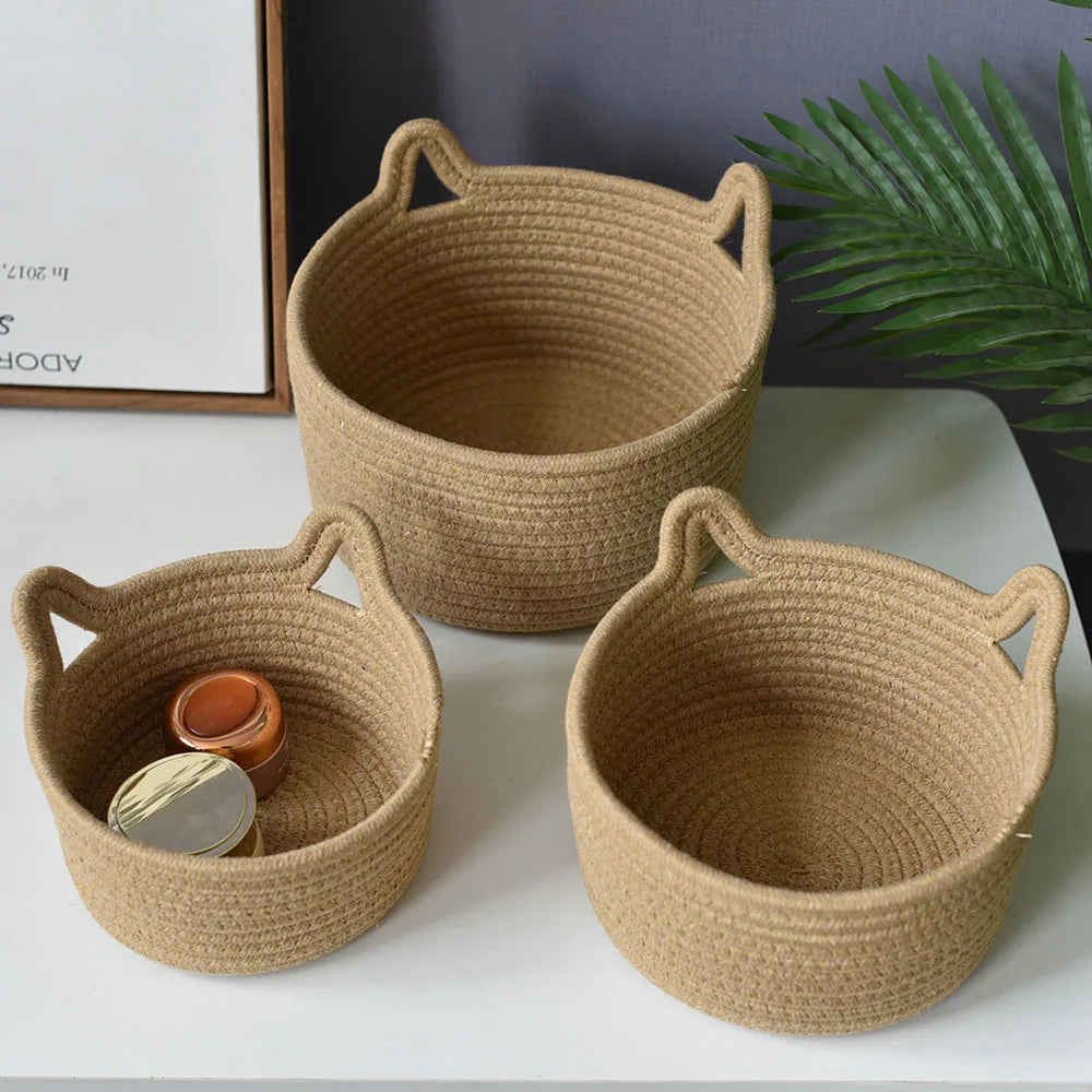 Bureau-organizer voor kattenliefhebbers met schattige kattenoren 0