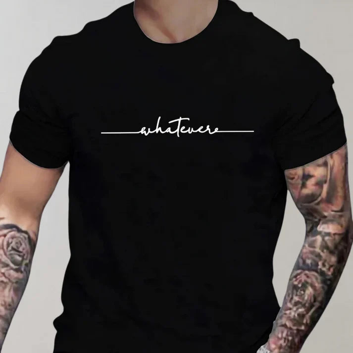 Heren T-shirt Casual Ronde Halslijn 100% Katoen-1