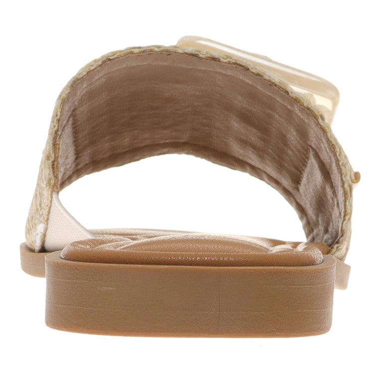 Casual Sandalen met Gesp Natuurlijke Kleur 2