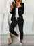 Dames Blazer en Broek Set Elegante Stijl Luxe Materialen