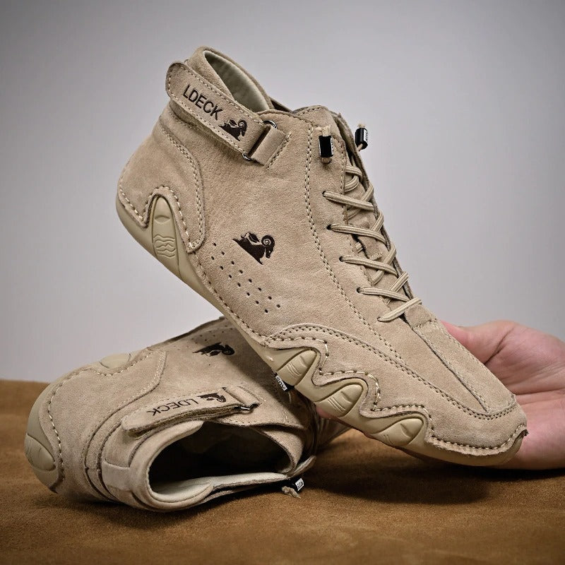 Variant image for Heren Schoenen Beige Elegant Leer Orthopedisch Stijlvol-1