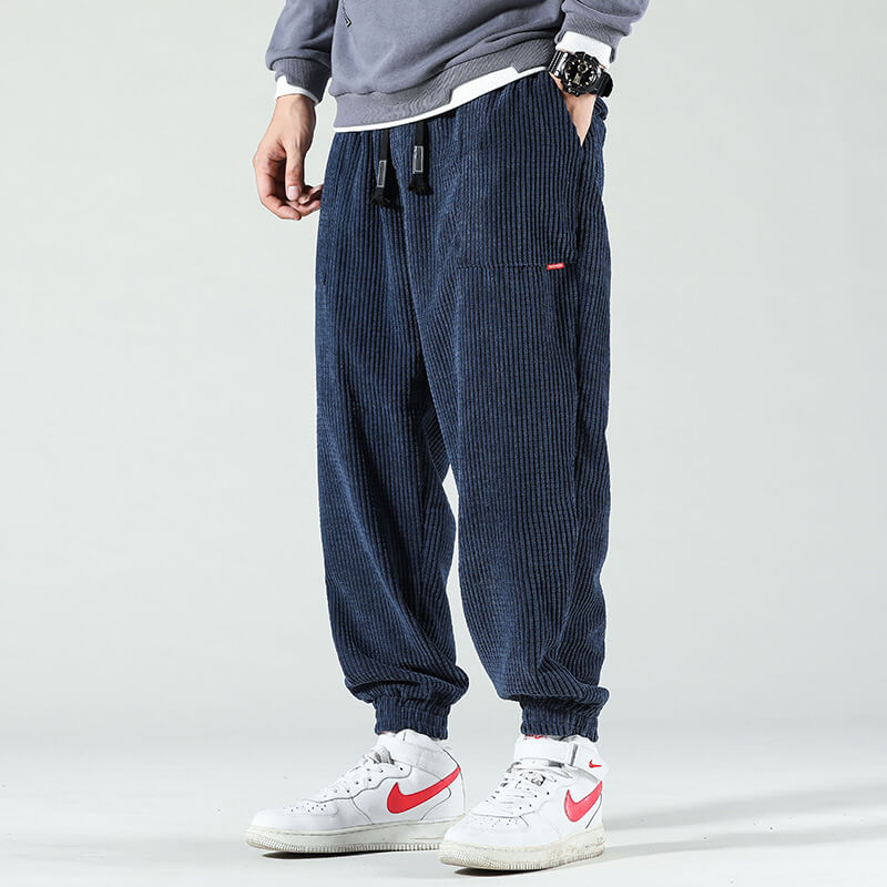 Heren Corduroy Broek Stijlvol Comfortabel Hoogwaardige Koordstof-4