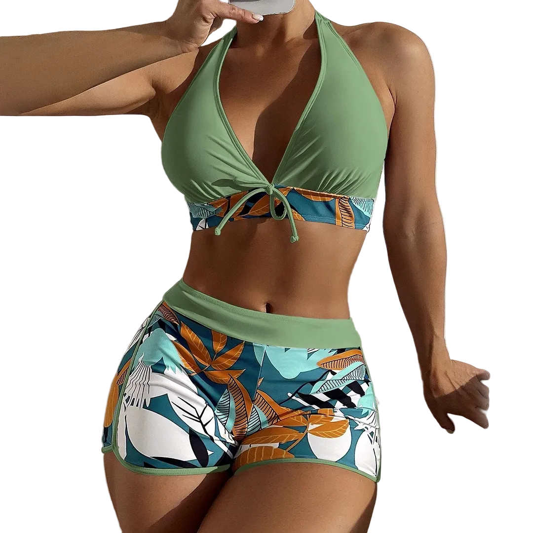 Dames 2-delig Badpak Modern Ontwerp Met Flatterend Silhouet 0
