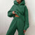 Dames 2-delig Fleece Set Casual voor de Winter 3