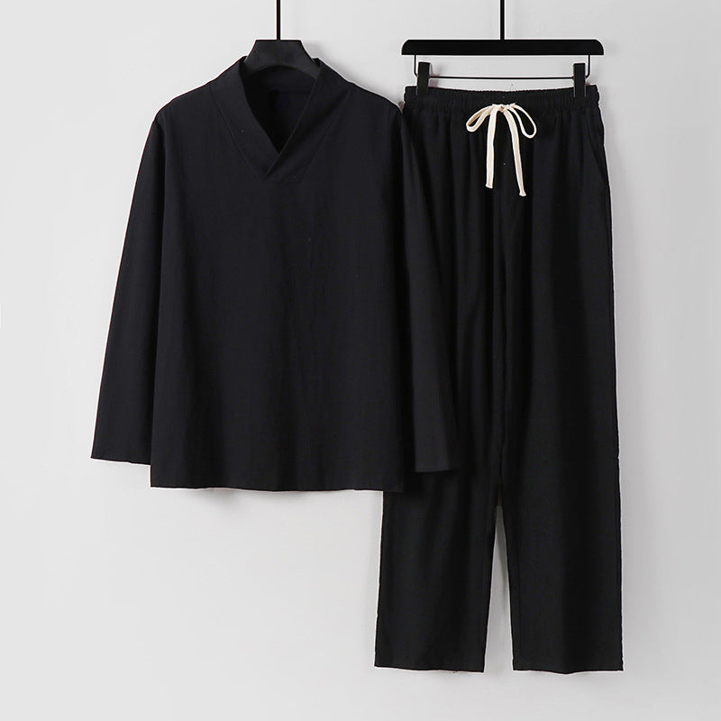 Dames 2-delige Set Met Luchtige Top en Broek 4