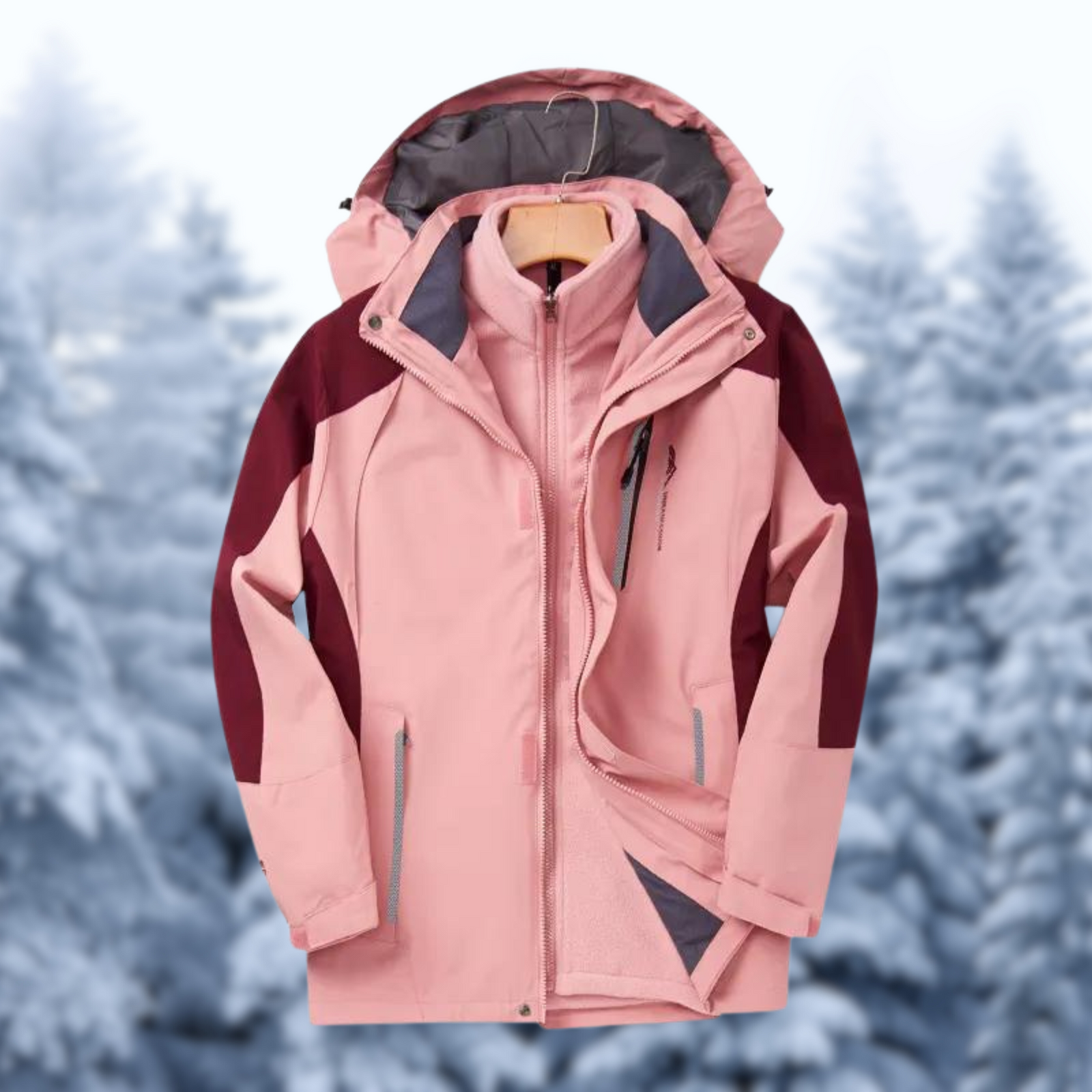 Dames 3-in-1 Jas Waterdicht 3