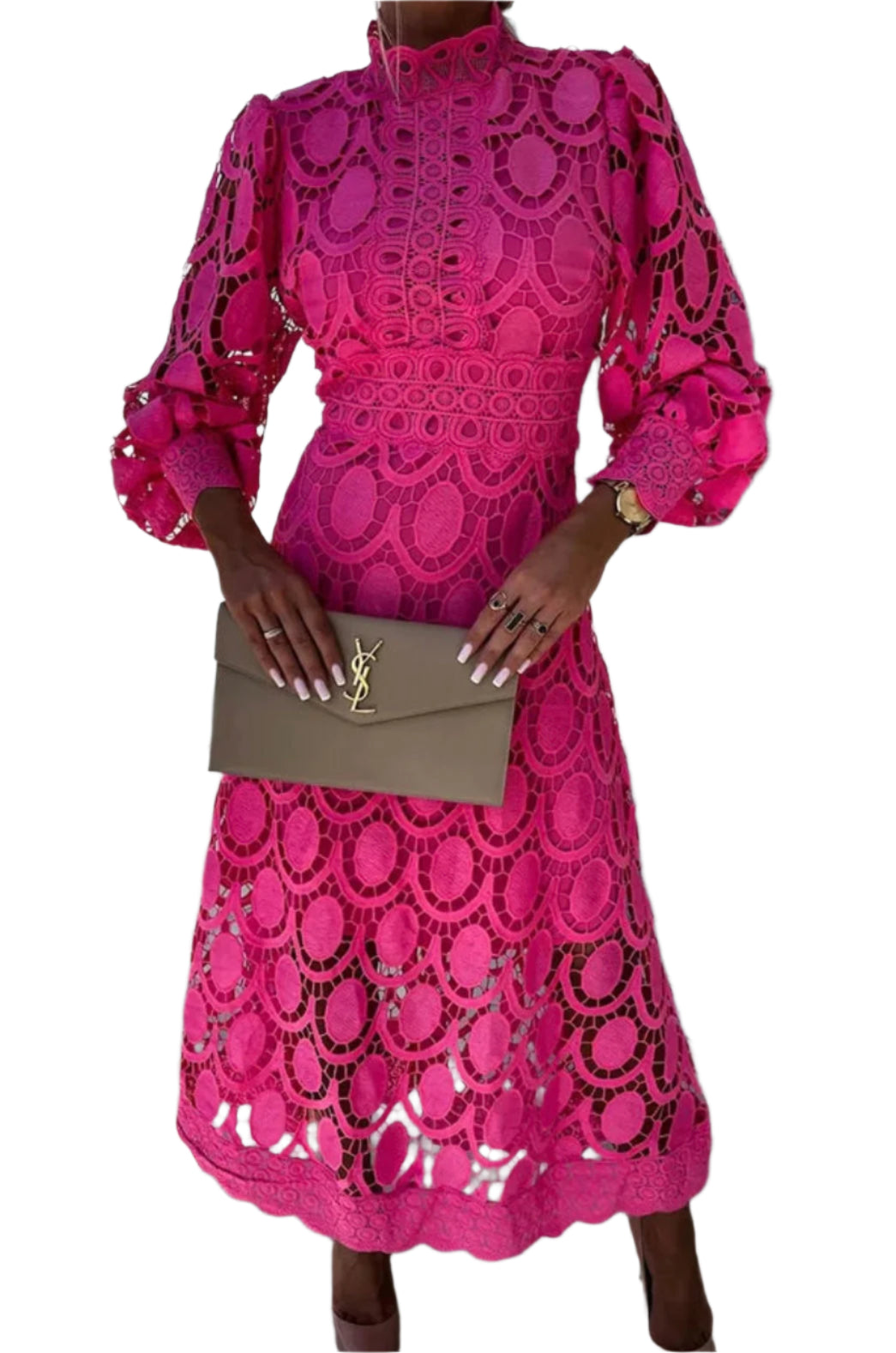 Dames A-Lijn Jurk Kanten Polyester Voor Speciale Gelegenheden 0