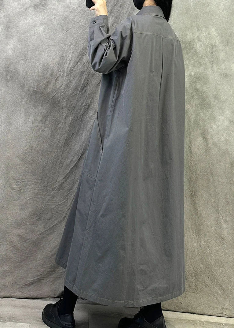 Dames A-lijn Jurk Oversized Herfststijl 3
