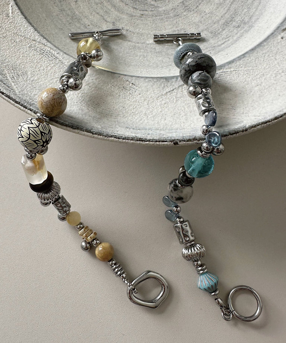Dames Armband Boheemse Stijl Kleurgeblokkeerd Handgemaakt 0