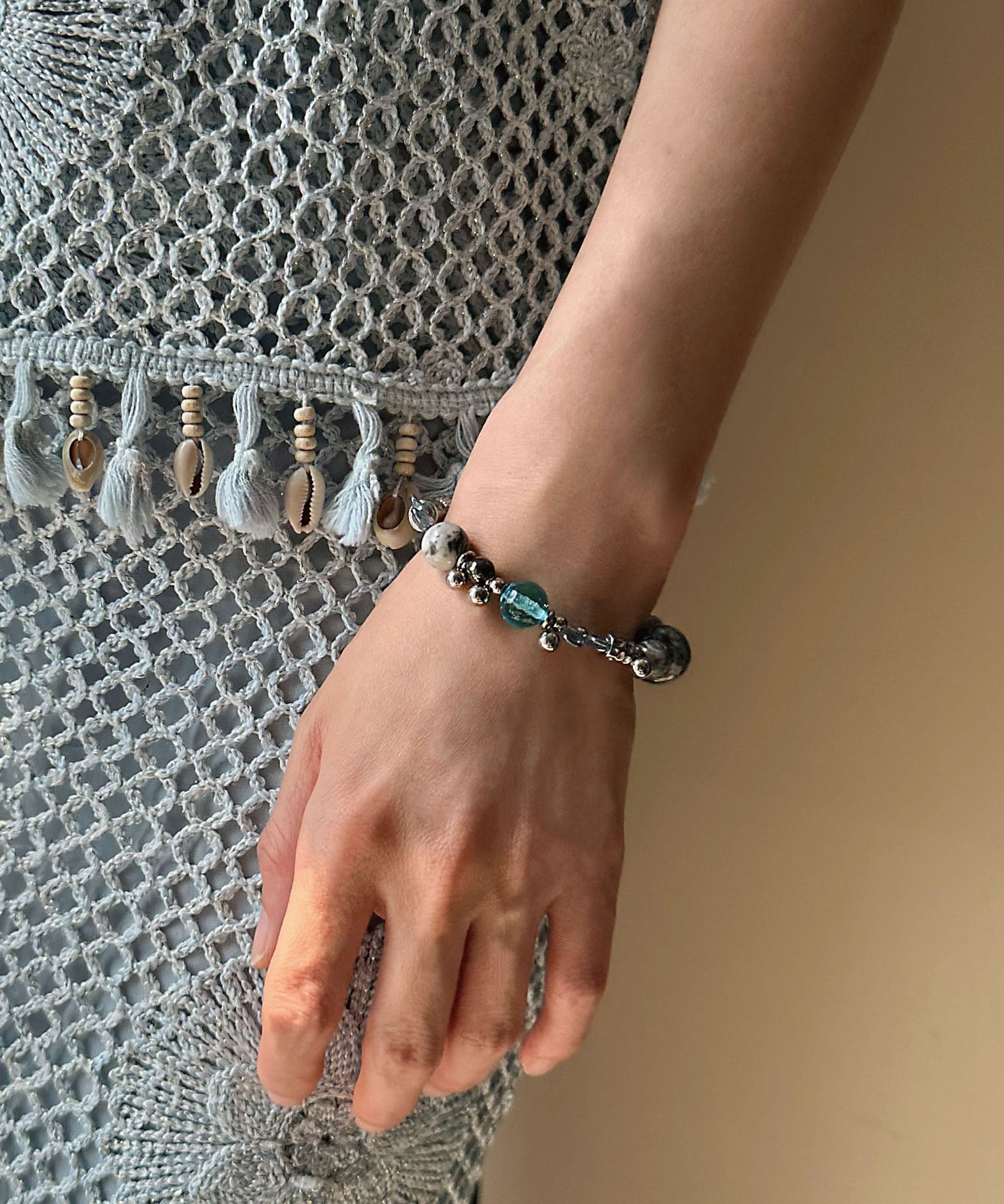 Dames Armband Boheemse Stijl Kleurgeblokkeerd Handgemaakt 4