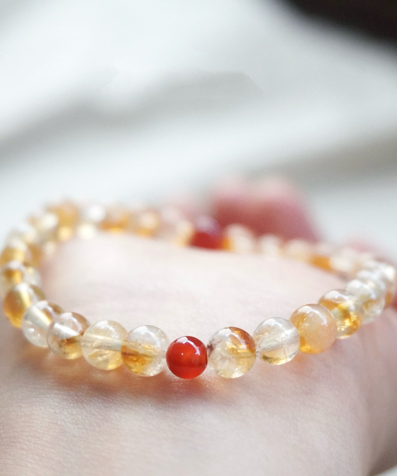 Dames Armband Chinese Stijl Gele Kristal 4