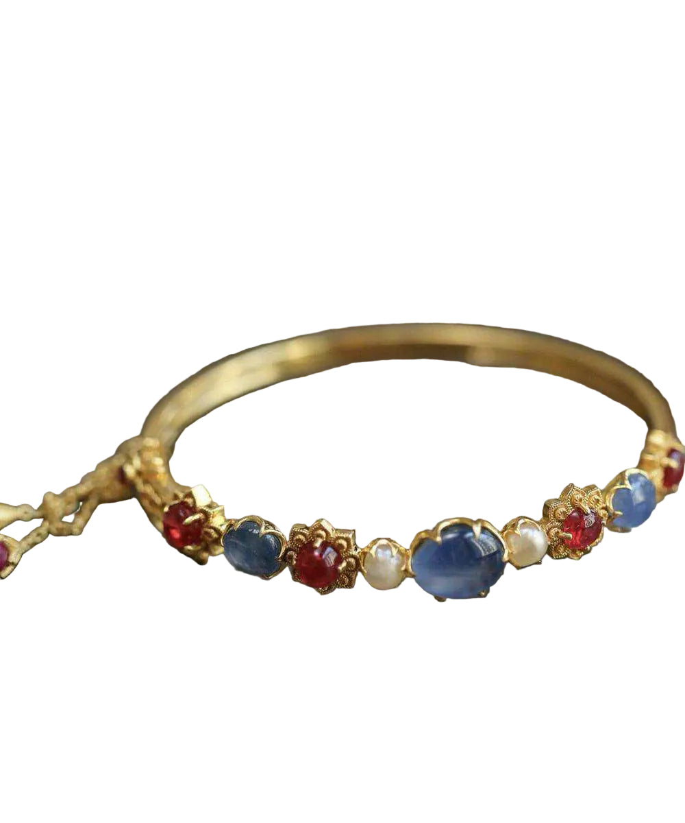 Dames Armband Fijn Verguld Met Parel- en Kristalaccenten 2
