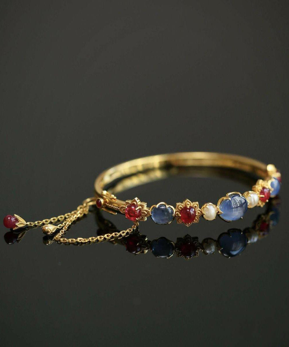 Dames Armband Fijn Verguld Met Parel- en Kristalaccenten 4