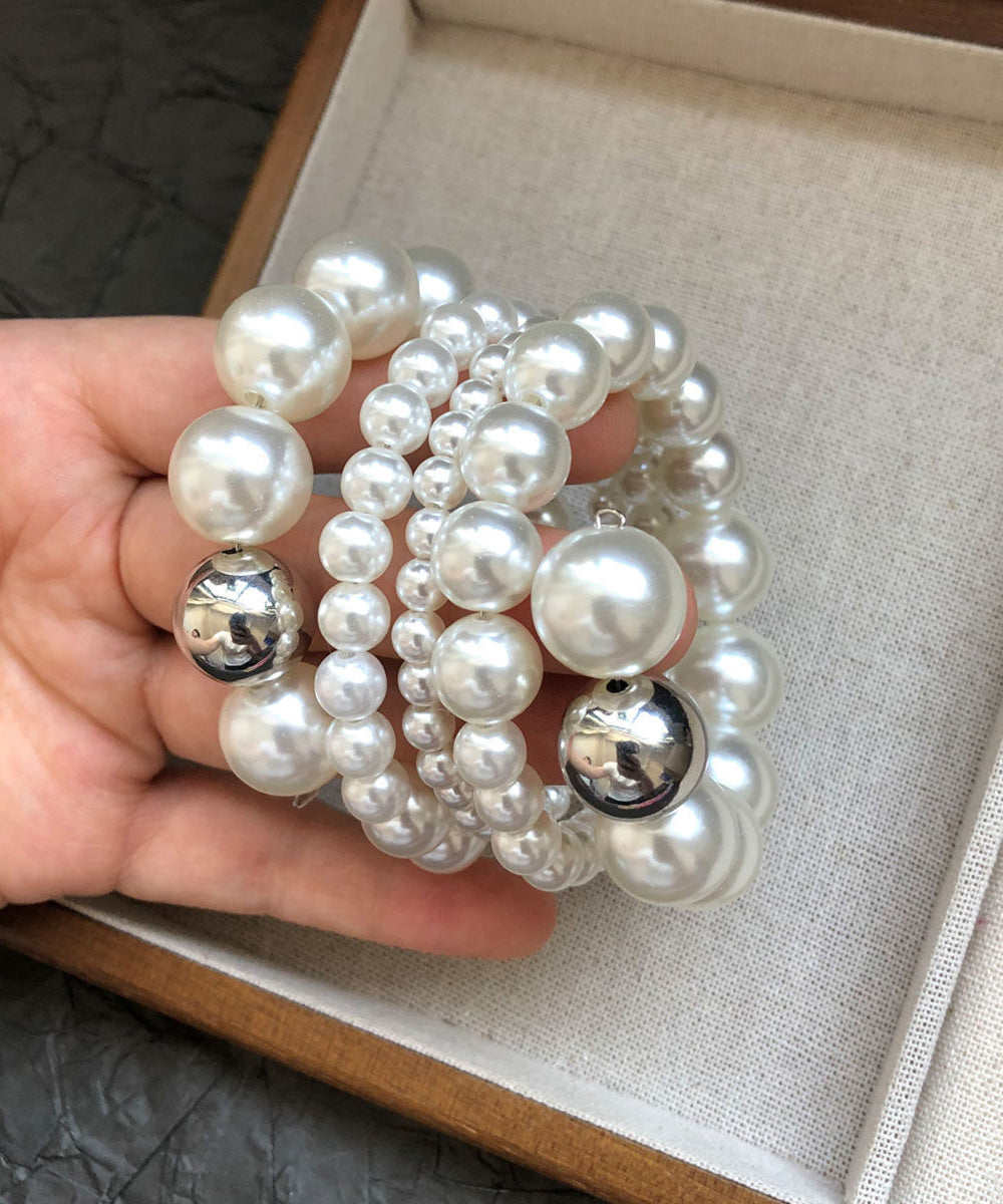 Dames Armband Meerdere Lagen Metalen Patchwork en Parel 3