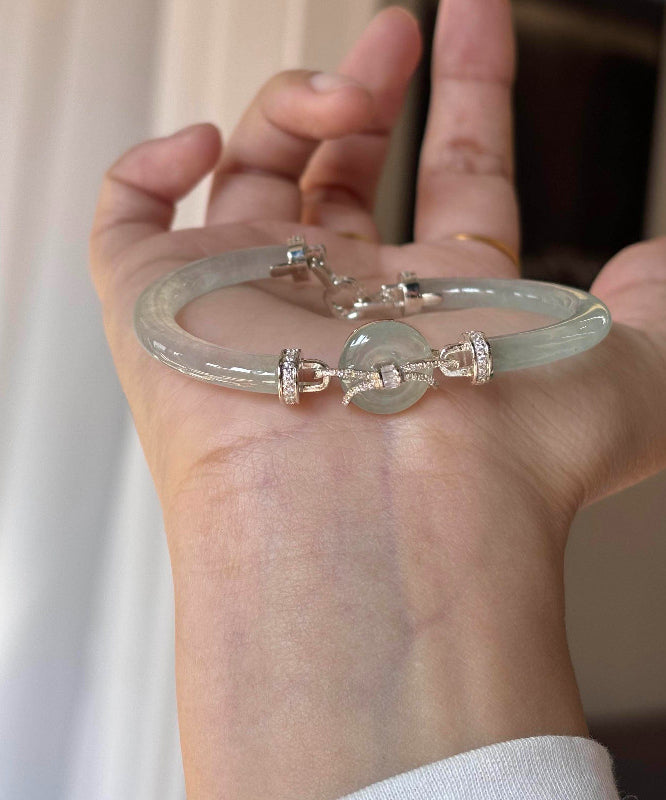 Dames Armband Met Jade Inlegstijl 2