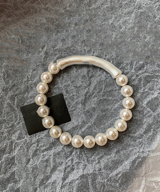 Dames Armband Met Parelaccenten en Bamboe Design 4