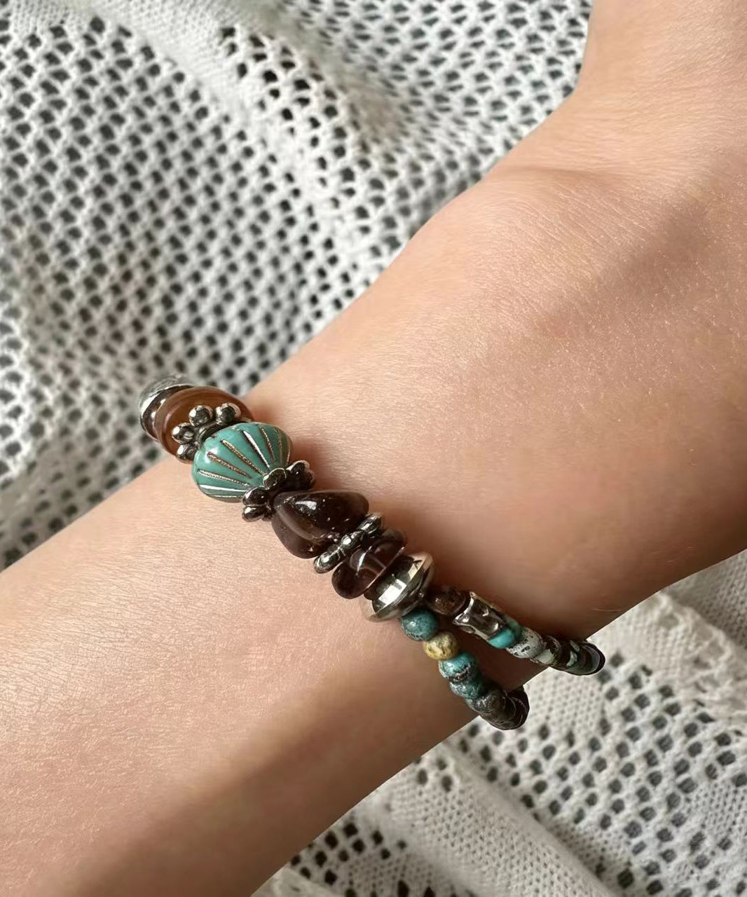 Dames Armband Set Kleurige Multilayer Stijlvol voor Dagelijks Gebruik 2