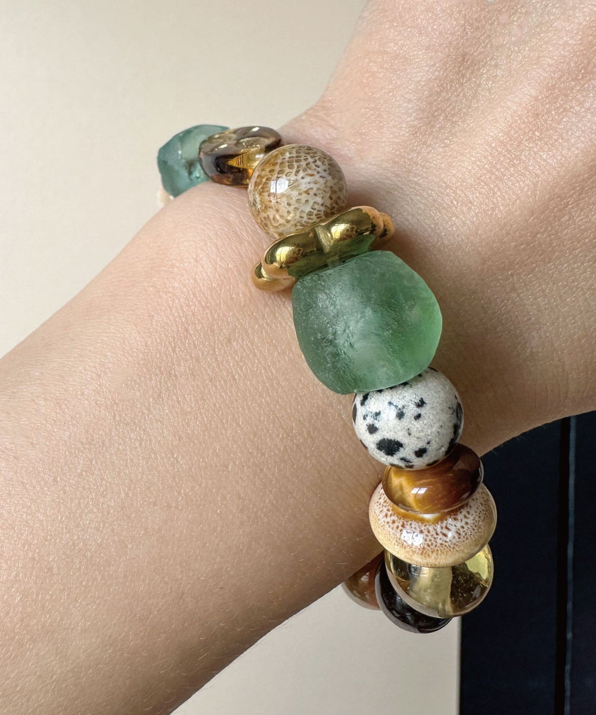 Dames Armband Vintage Kleurgeblokkeerd Handgemaakt 3