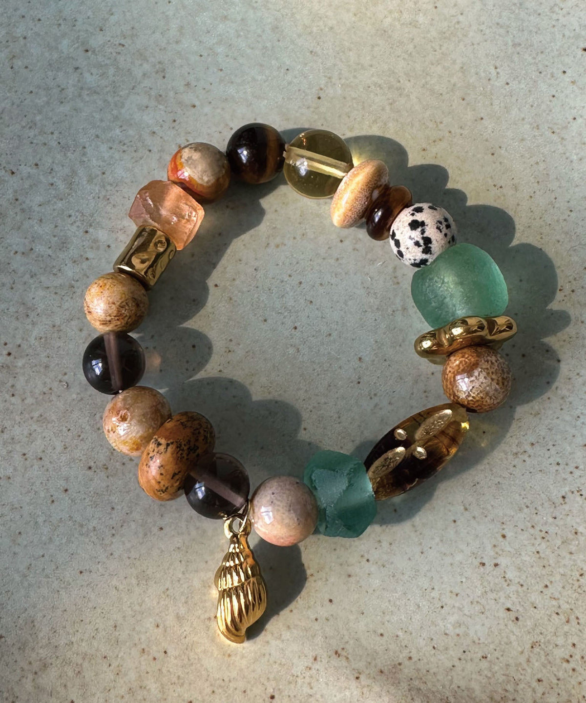 Dames Armband Vintage Kleurgeblokkeerd Handgemaakt 4