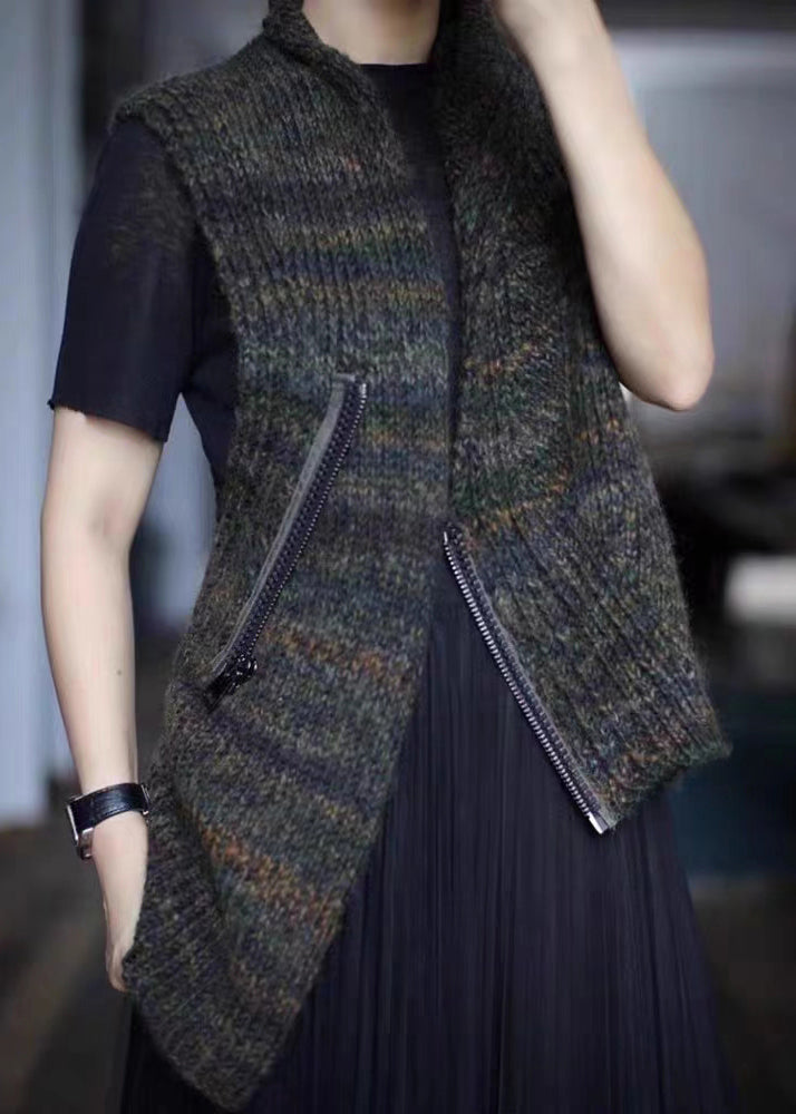 Dames Asymmetrisch Vest met Ritssluiting 1