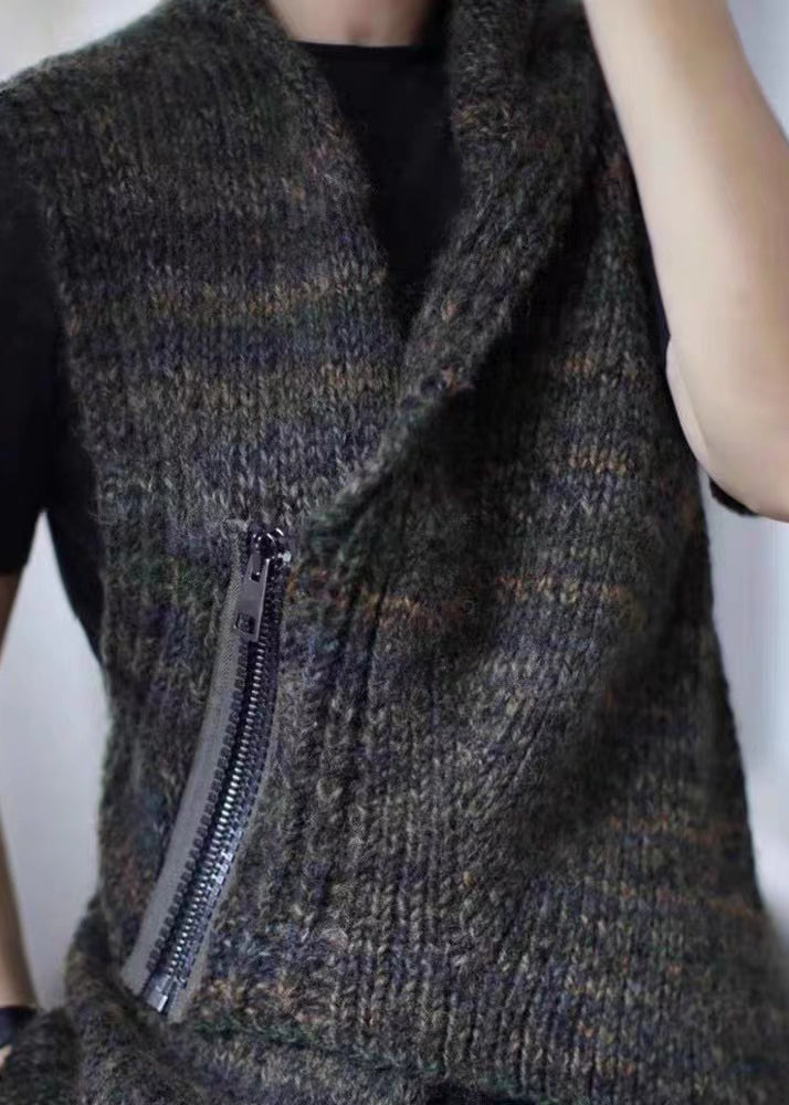 Dames Asymmetrisch Vest met Ritssluiting 2