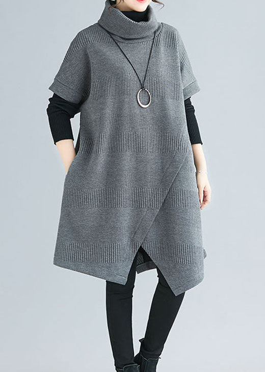 Dames Asymmetrische Jurk met Col 1