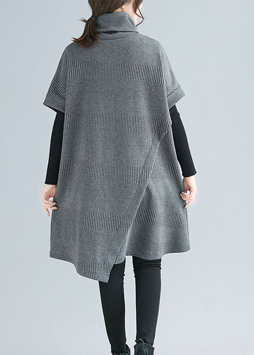 Dames Asymmetrische Jurk met Col 4