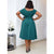 Dames Avondjurk Lang V-Hals Slank Design Luxe Materialen 1