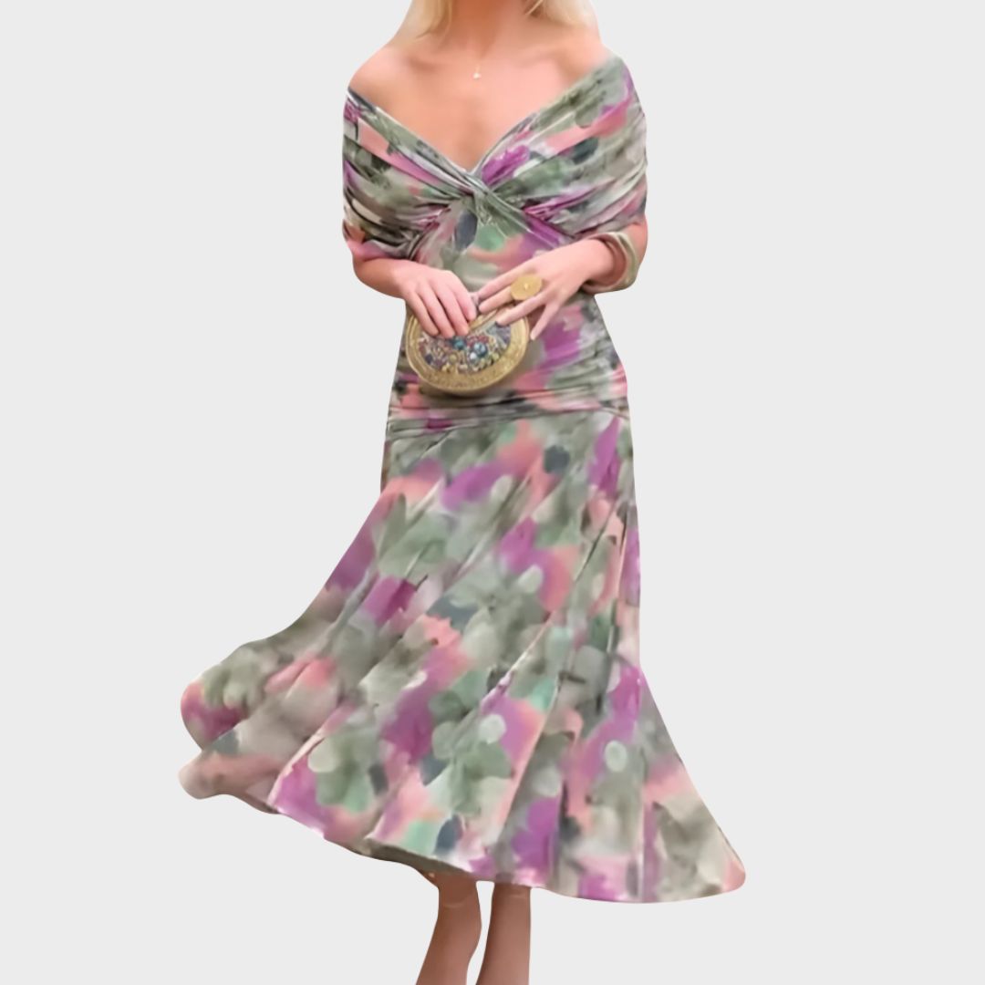 Dames Avondjurk Off-Shoulder 1
