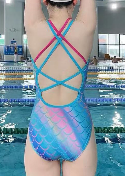 Dames Badmode Bodysuit Met Tie-Dye Ontwerp 1