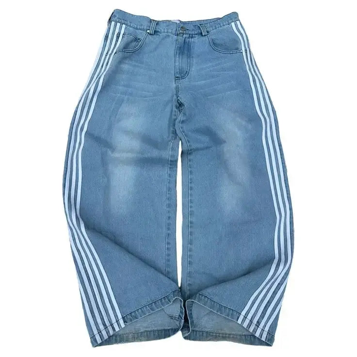 Dames Baggy Jeans Hoge Taille 0