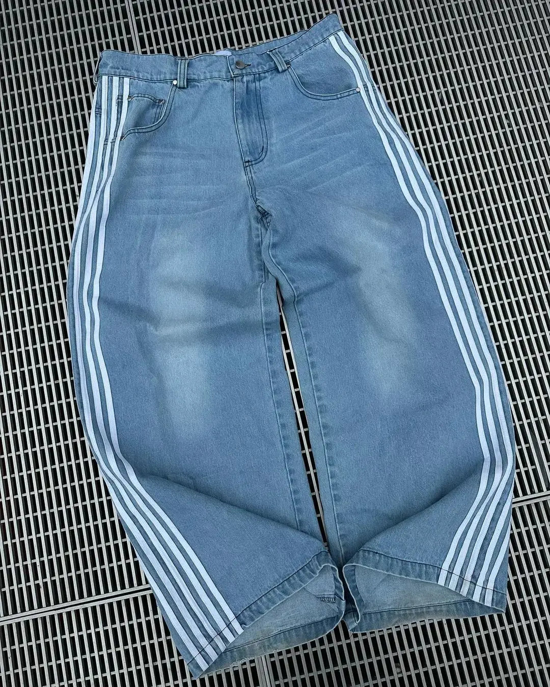 Dames Baggy Jeans Hoge Taille 3
