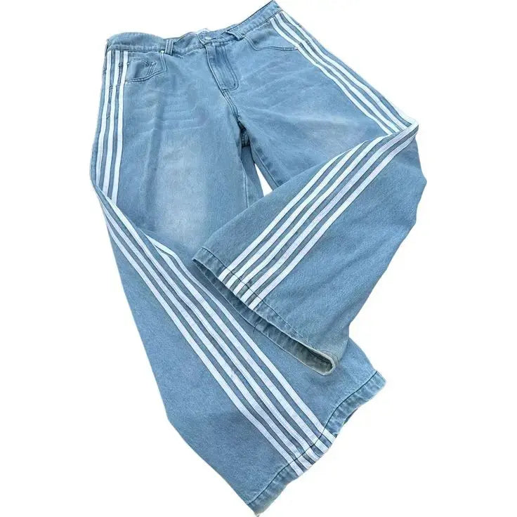 Dames Baggy Jeans Hoge Taille 5